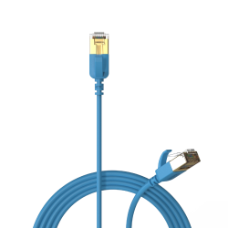 PROCAB CSD570BU/1 Kabel sieciowy Slimline - CAT7 RJ45 U/FTP wersja niebieska - 1 metr