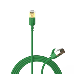 PROCAB CSD570G/0.15 Kabel sieciowy Slimline - CAT7 RJ45 U/FTP wersja zielona - 0,15 metra