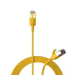 PROCAB CSD570Y/0.3 Kabel sieciowy Slimline - CAT7 RJ45 U/FTP Wersja żółta - 0,3 metra