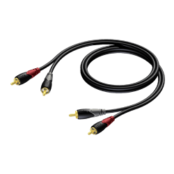 PROCAB CLA800/0.5 2 x RCA/Cinch męski - 2x RCA/Cinch męski 0,5 ma