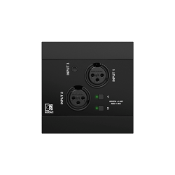 Panel ścienny AUDAC NWP320/B, 2x XLR + 3,5 mm jack +BT czarny